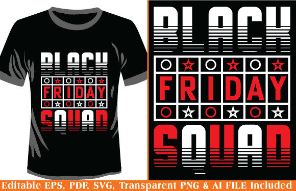 Black Friday T-shirt Black Friday Squad Graphics