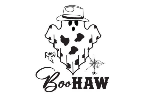 Boo Haw Halloween T-Shirt Design: Graphics and Crafts