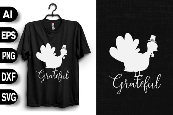 Grateful Funny Thanksgiving Turkey
