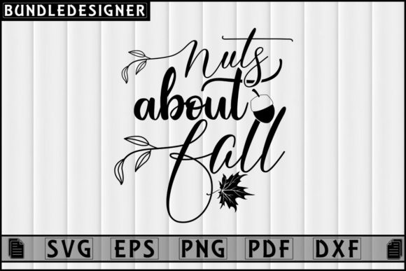 Nuts About Fall-T-shirt Sublimation File
